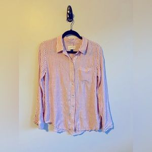 Universal Thread Button Front Top in Dusky Pink